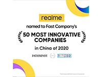 Realme вошла в список 50 самых инновационных компаний Китая