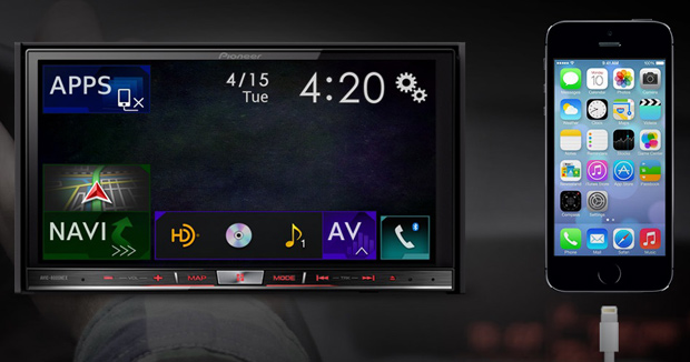 Pioneer выпустила шесть автомагнитол с поддержкой Apple CarPlay