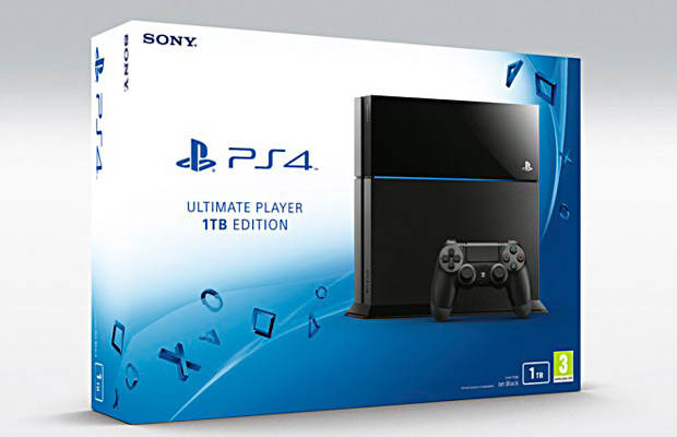 Sony выпустила PlayStation 4 с 1 Тб дискового пространства