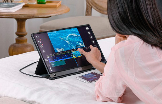 Asus представила сенсорный дисплей ZenScreen Touch