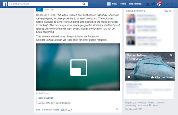 Facebook добавил функцию «плавающего» видео
