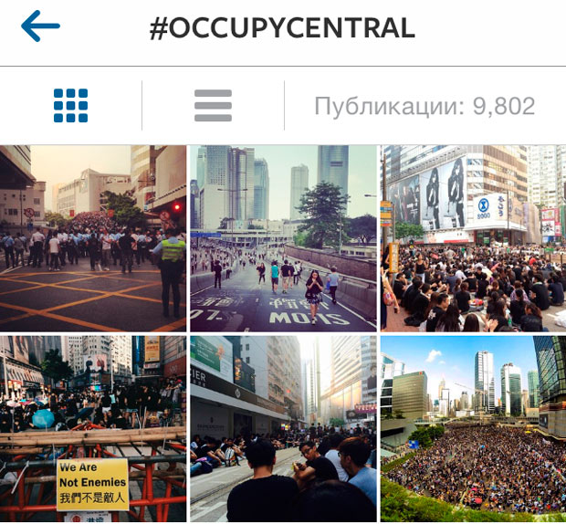 Во всем Китае блокирована работа Instagram из-за протестов в Гонконге