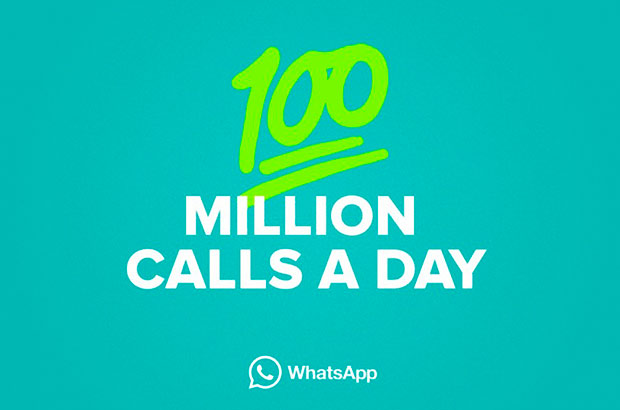 Как думаете, сколько звонков в день осуществляется в WhatsApp?