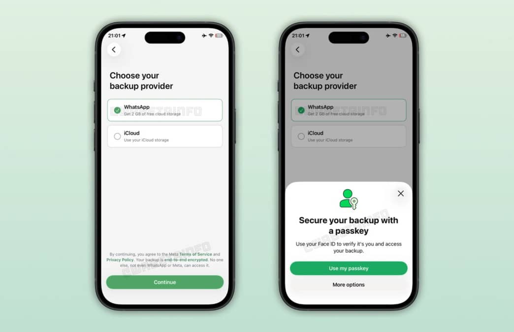 WhatsApp тестирует собственное облачное хранилище для резервных копий на iPhone