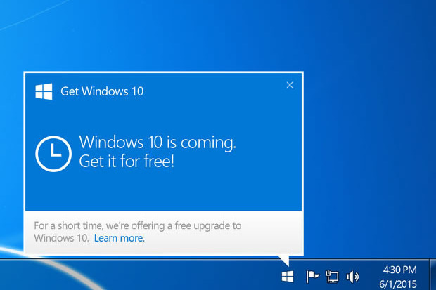 Как избавиться от предложений обновиться до Windows 10