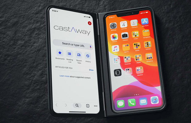 Создан чехол для смартфона Castaway Case, оснащенный собственным экраном