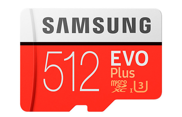 Стала известна стоимость microSD EVO Plus карты от Samsung объемом 512 ГБ