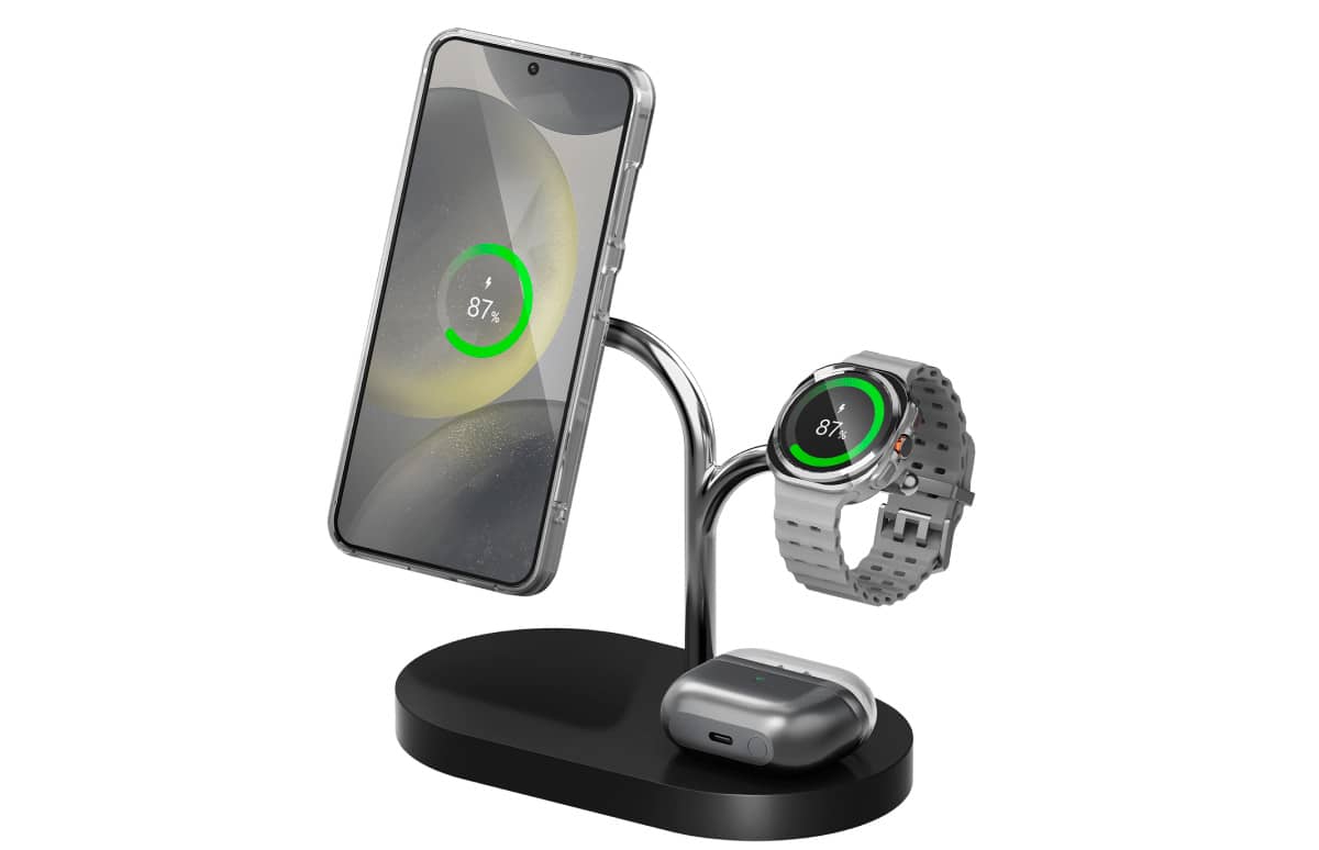 Вместе с серией Galaxy S26 компания Samsung выпустит 25-ваттную беспроводную зарядную станцию