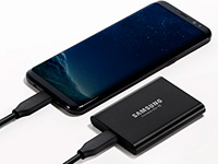 Samsung представила портативный внешний SSD накопитель T5