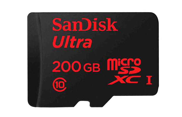 SanDisk представила первую карту microSD на 200 Гб