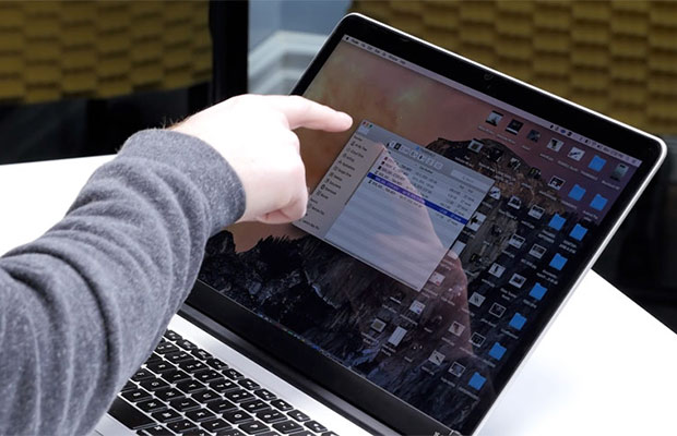 AirBar делает любой экран ноутбука сенсорным