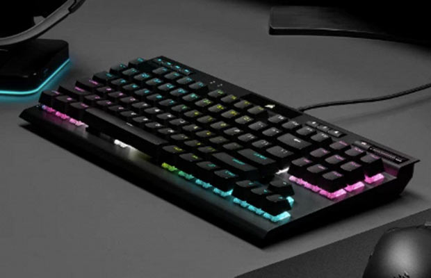 Представлена оптико-механическая игровая клавиатура Corsair K70 RGB TKL Champion