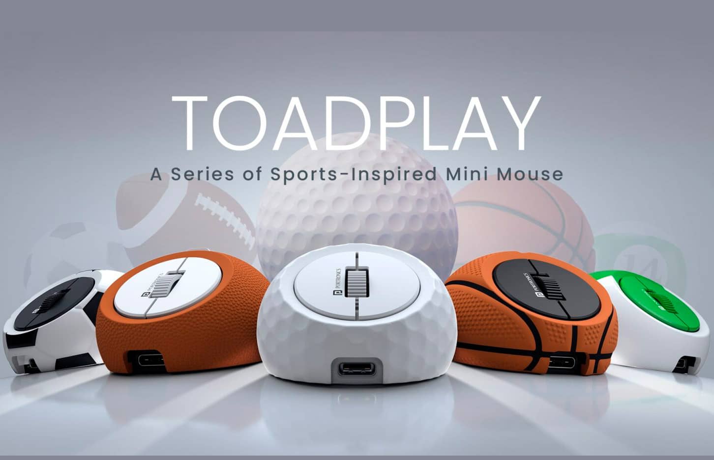 Portronics выпустила мышь ToadPlay Mini в виде спортивных мячей