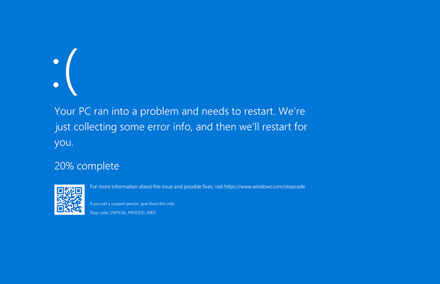 Windows 10 сама удалит апдейт, приводящий к «синему экрану смерти»
