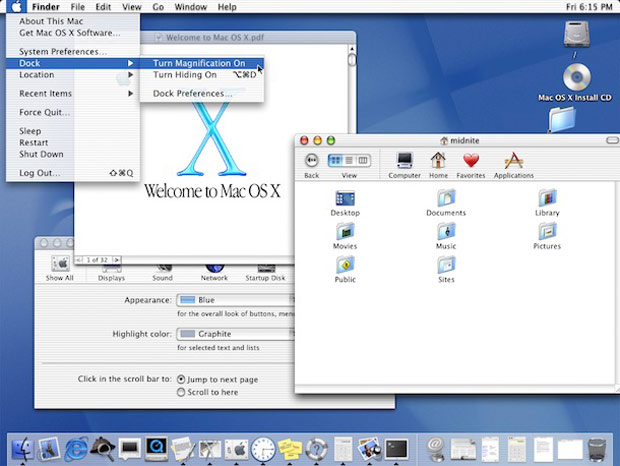 Mac OS X празднует 14-летие