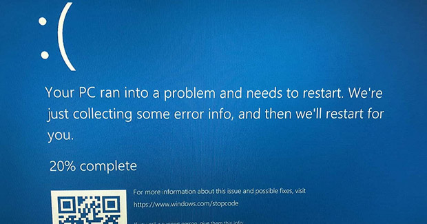 В Windows 10 начал появляться «синий экран смерти» после ухода в спящий режим