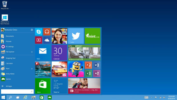 В стартовом меню Windows 10 будут показаны рекомендованные приложения