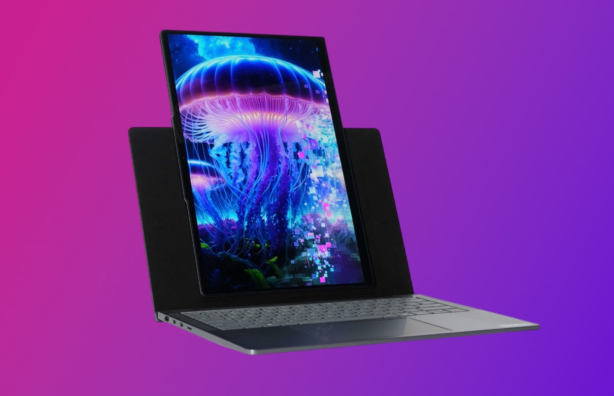 Lenovo показала концепт ноутбука з екраном, що повертається вертикально