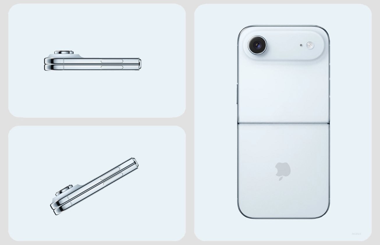 Опубліковано концепт складаного смартфона на базі iPhone Air