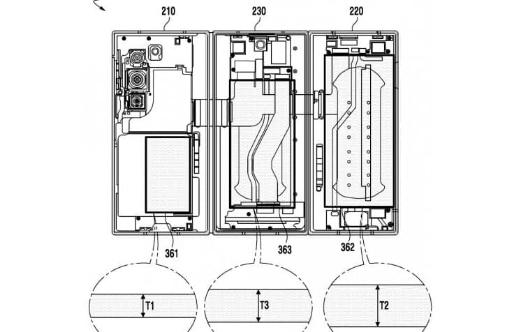 Патент показав, що Samsung Galaxy TriFold отримає 3 акумулятори