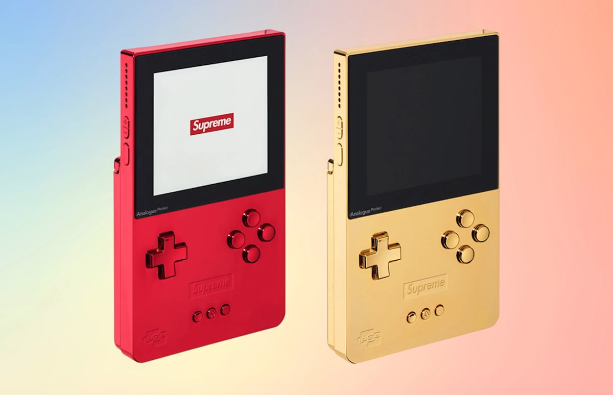 Supreme показала Analogue Pocket у 24-каратному золоті — культова портативка отримала люксову версію