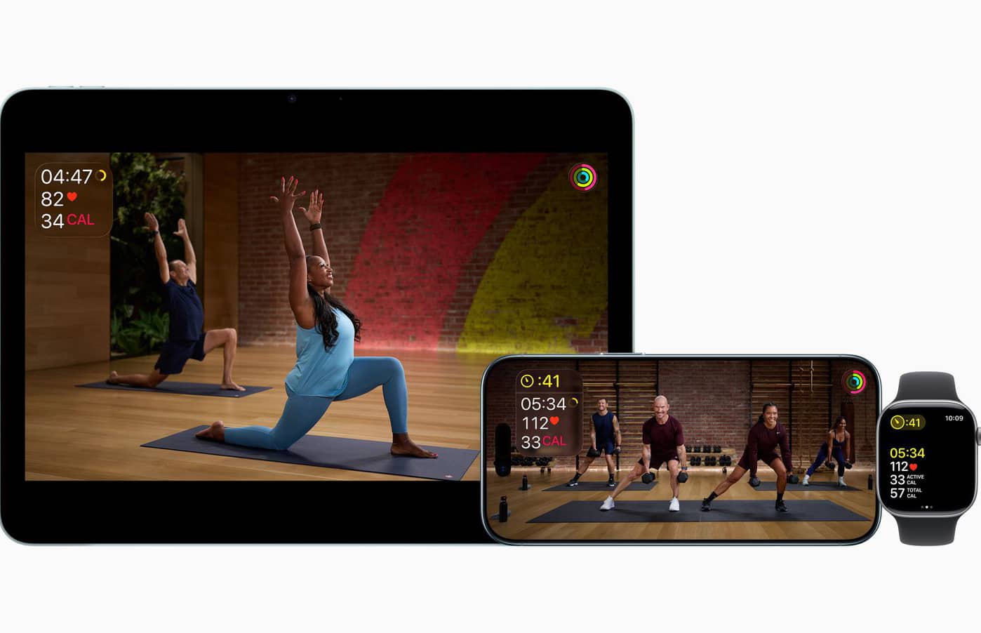 Apple оновила сервіс Apple Fitness+ та систему активності Apple Watch