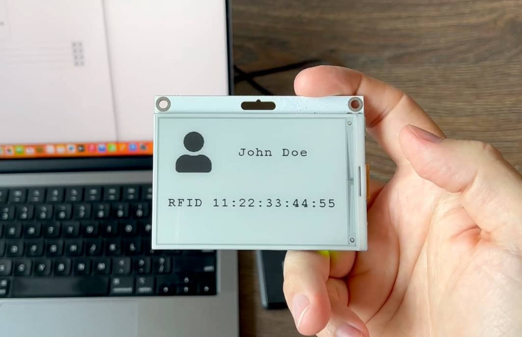 Представлено GGtag — багаторазовий бейджик з екраном E-Ink