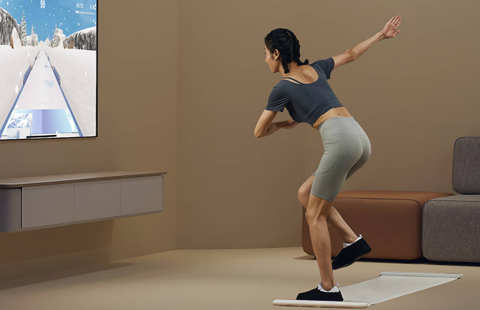 Xiaomi випустила килимок для домашніх тренувань з імітацією ковзанки