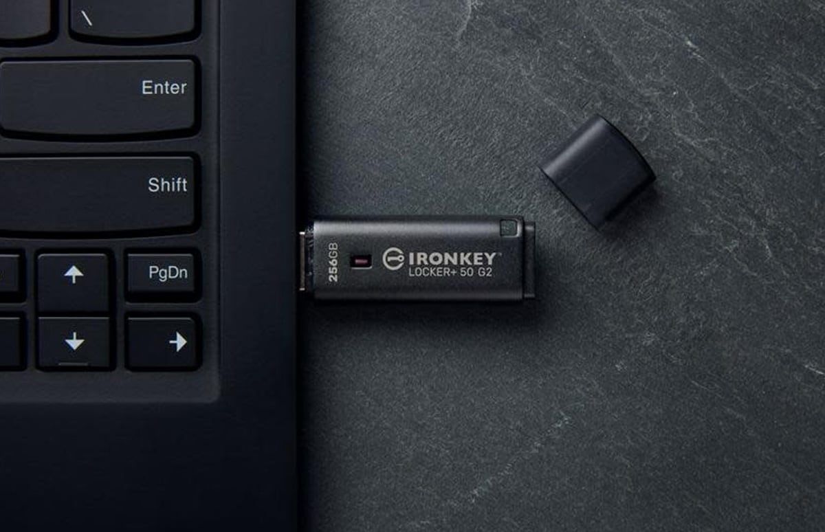Представлено флеш-накопичувачі Kingston IronKey Locker+ 50 G2 з апаратним шифруванням
