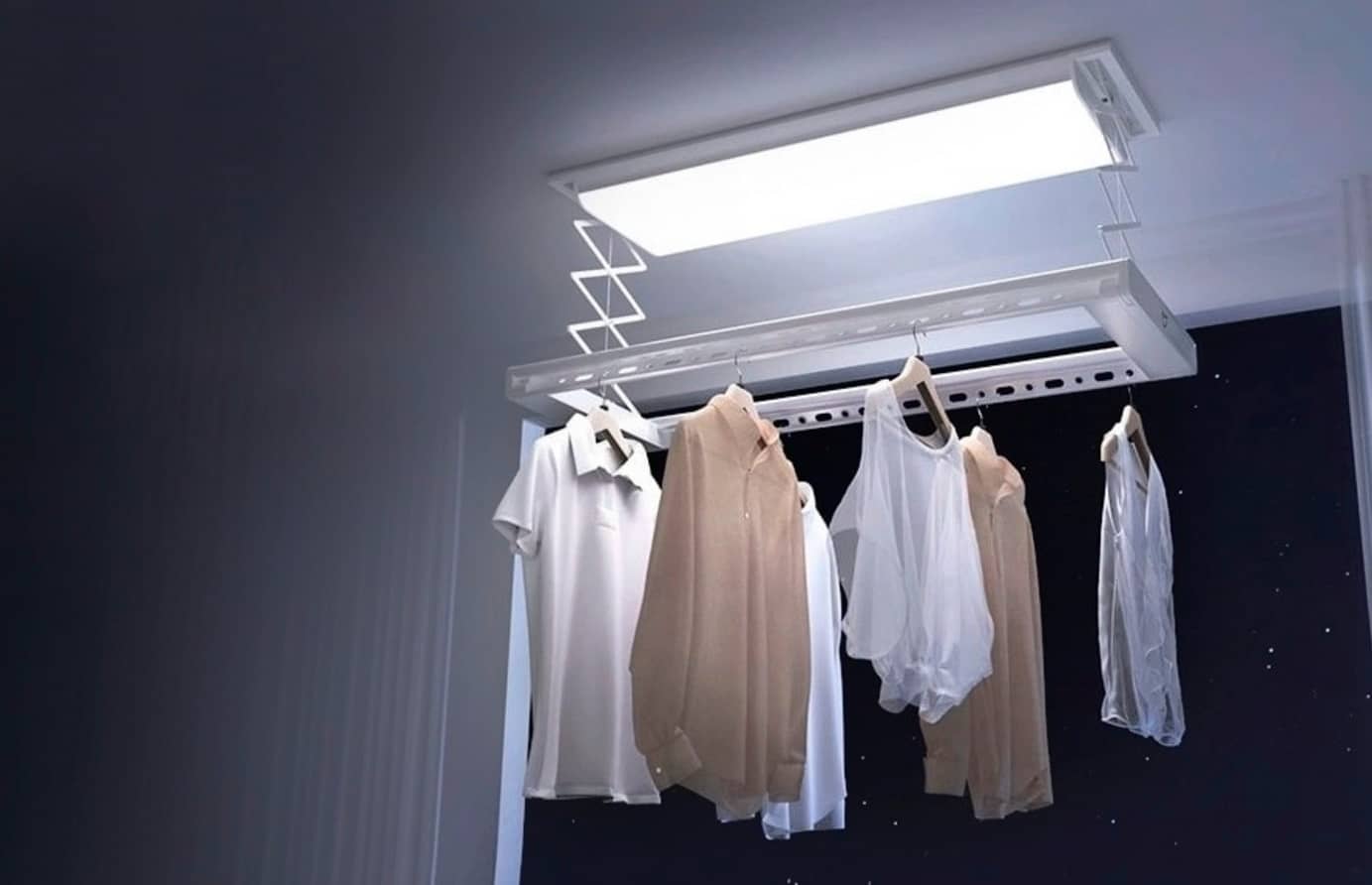 Xiaomi представила світильник із вбудованою сушаркою для одягу Mijia Smart Clothes Dryer Pro