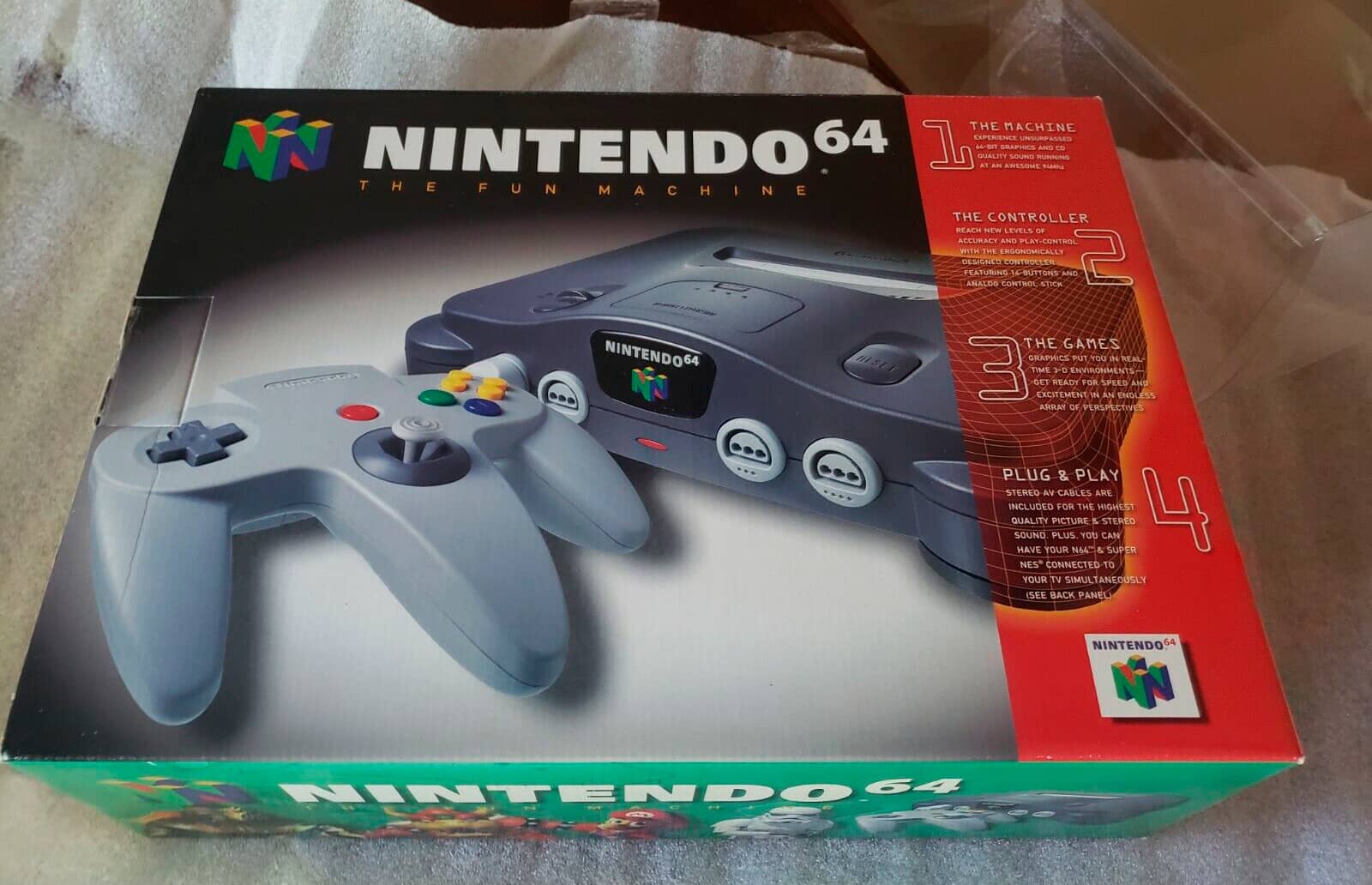Нерозпаковану Nintendo 64 продають за $250 000