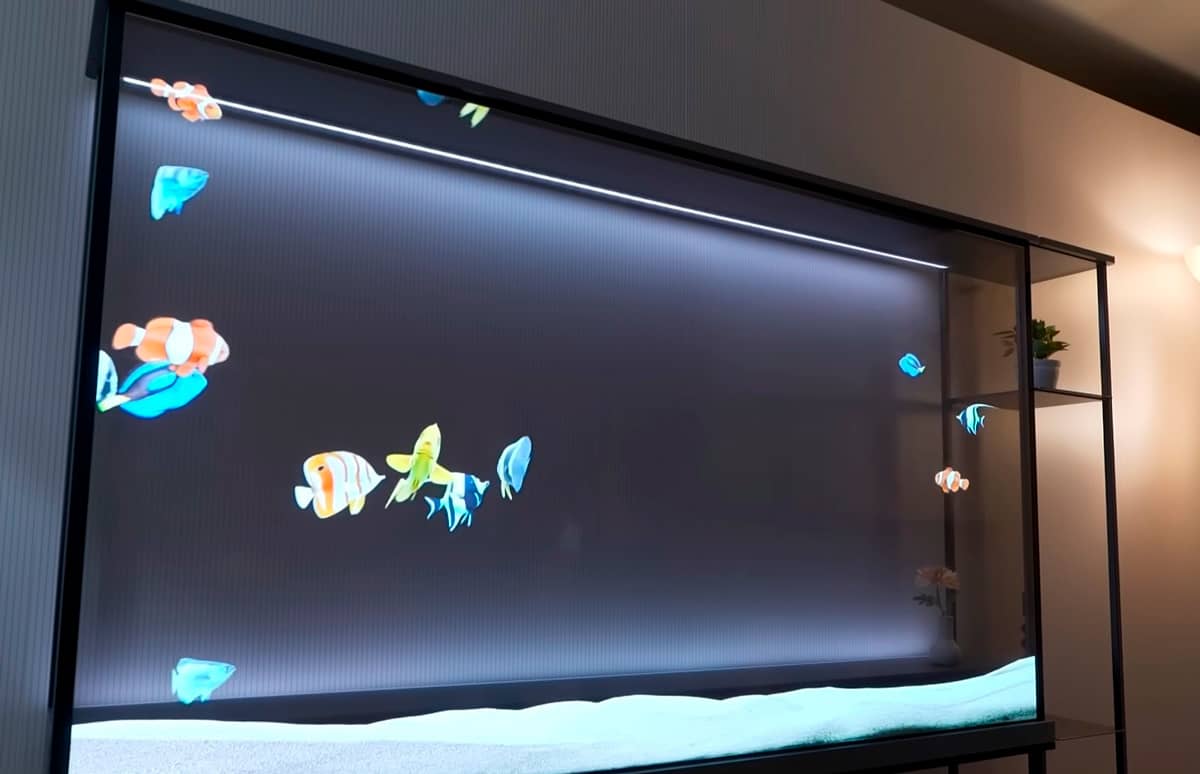 LG представила прозорий OLED-екран, який працює у бездротовому режимі