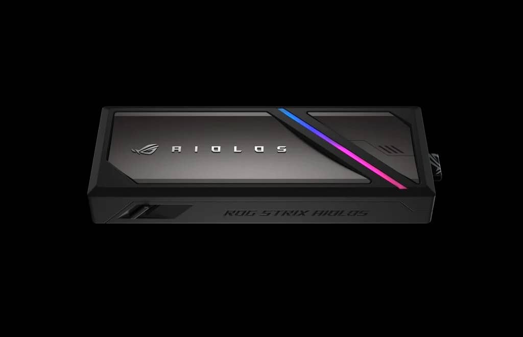 Asus представила зовнішній корпус для SSD ROG Strix Aiolos