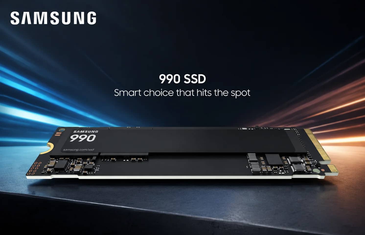 Samsung представила SSD 990: швидкий PCIe 4.0-накопичувач із високою продуктивністю та доступнішою ціною