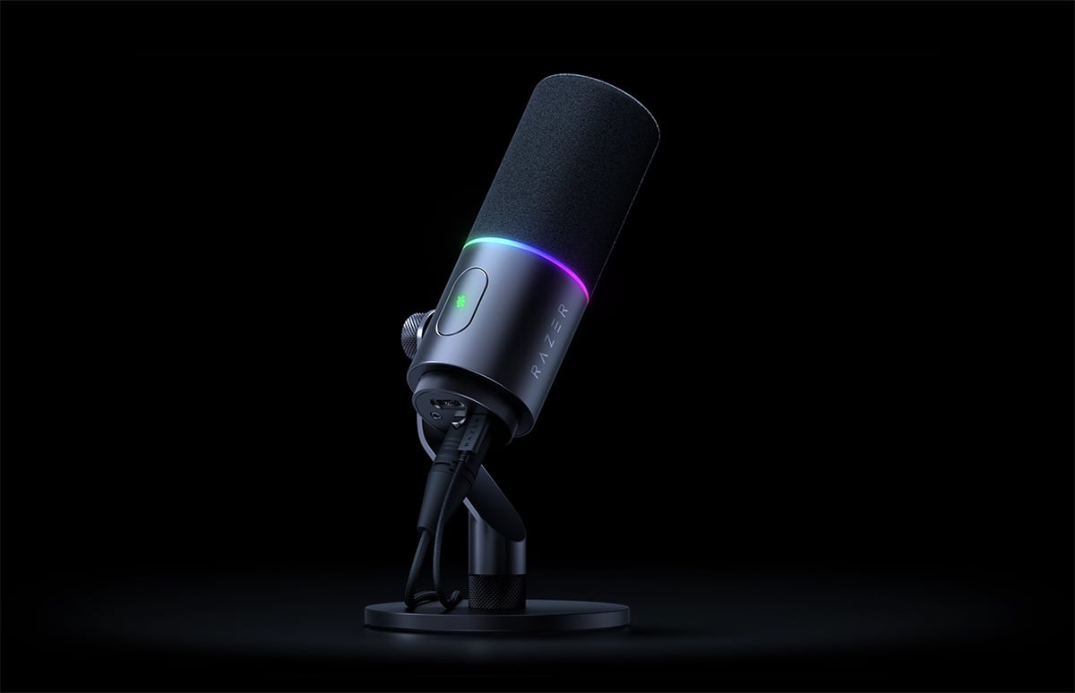 Razer представила Seiren V3 Pro: перший XLR-мікрофон бренду зі студійним звуком та вбудованим ШІ