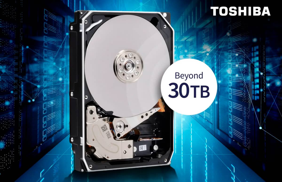 Toshiba створила жорсткі диски на 32 ТБ