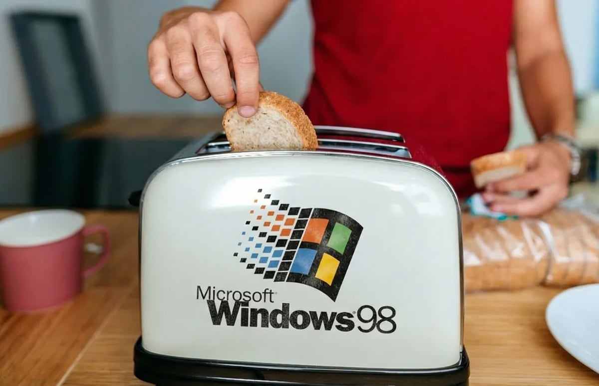 Зроблено розумний тостер під керуванням Windows 98
