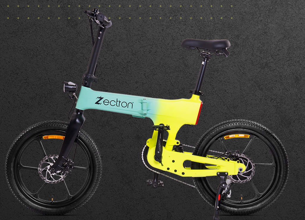Представлено електровелосипед Zectron Electric Bike із запасом ходу 241 км