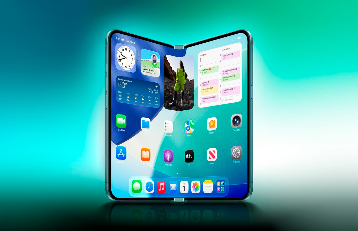 Опубліковано низку ключових деталей щодо конструкції складаного iPhone