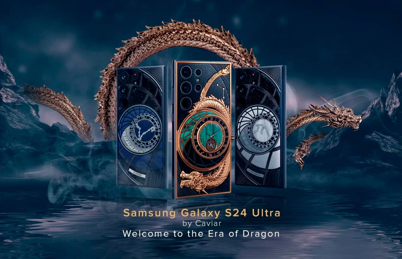 Caviar випустила колекцію Samsung Galaxy S24 Ultra Era of Dragon