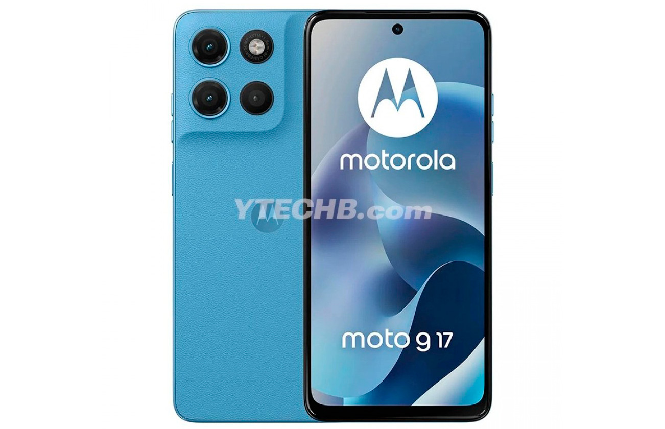 Опубліковано рендери смартфона Moto G17 у трьох кольорових варіантах