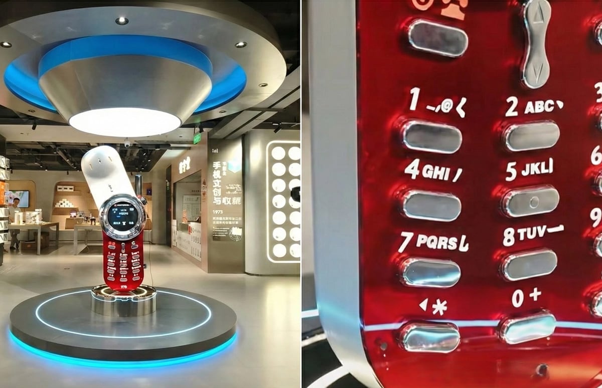 У музеї Шеньчженя виставлено двометрову Motorola V70