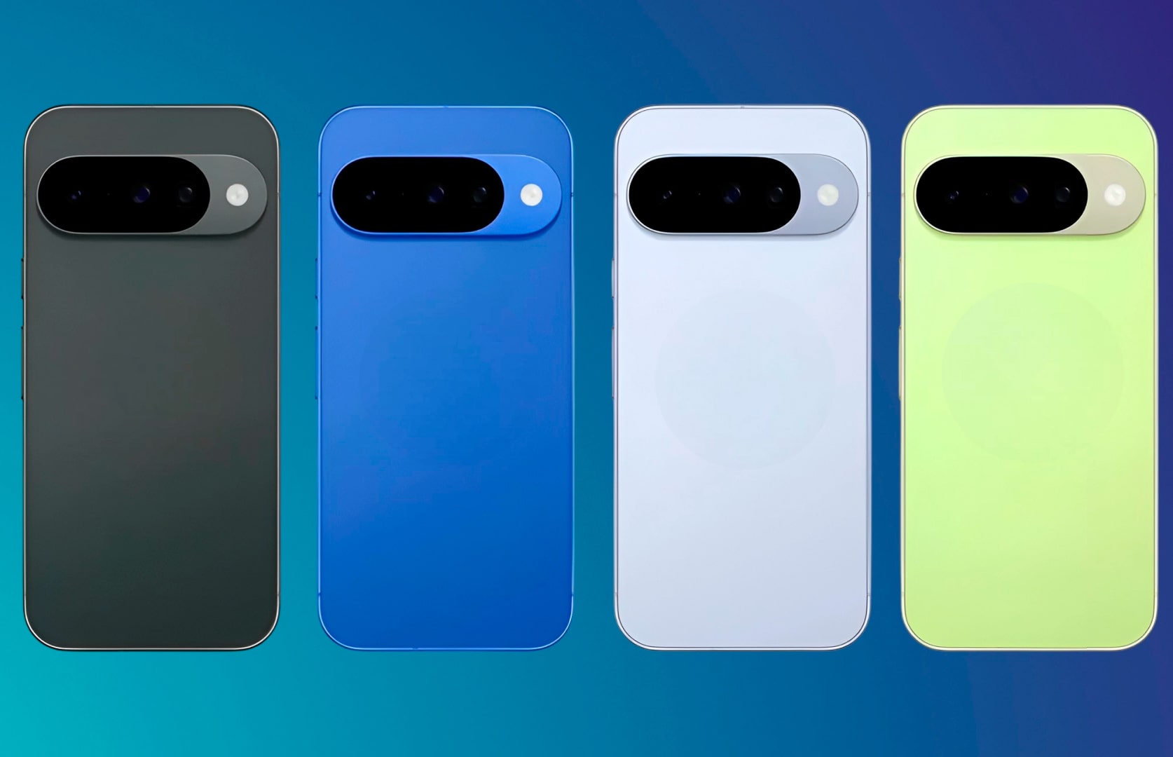 Опубліковано рендери Pixel 10 у всіх кольорах