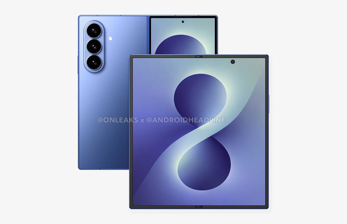 Складаний Samsung Galaxy Z Fold8 показали на якісних рендерах