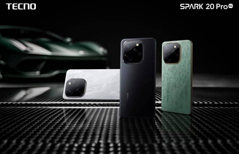 Представлено смартфон Tecno Spark 20 Pro 5G