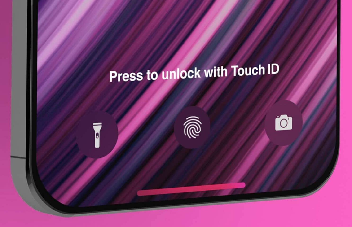 Apple працює над підекранним сканером Touch ID