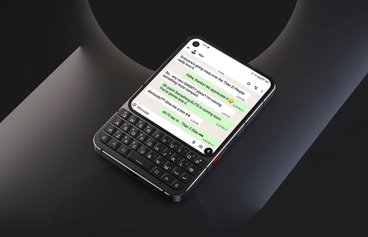 Unihertz анонсувала Titan 2 Elite — оновлення свого смартфона з qwerty-клавіатурою