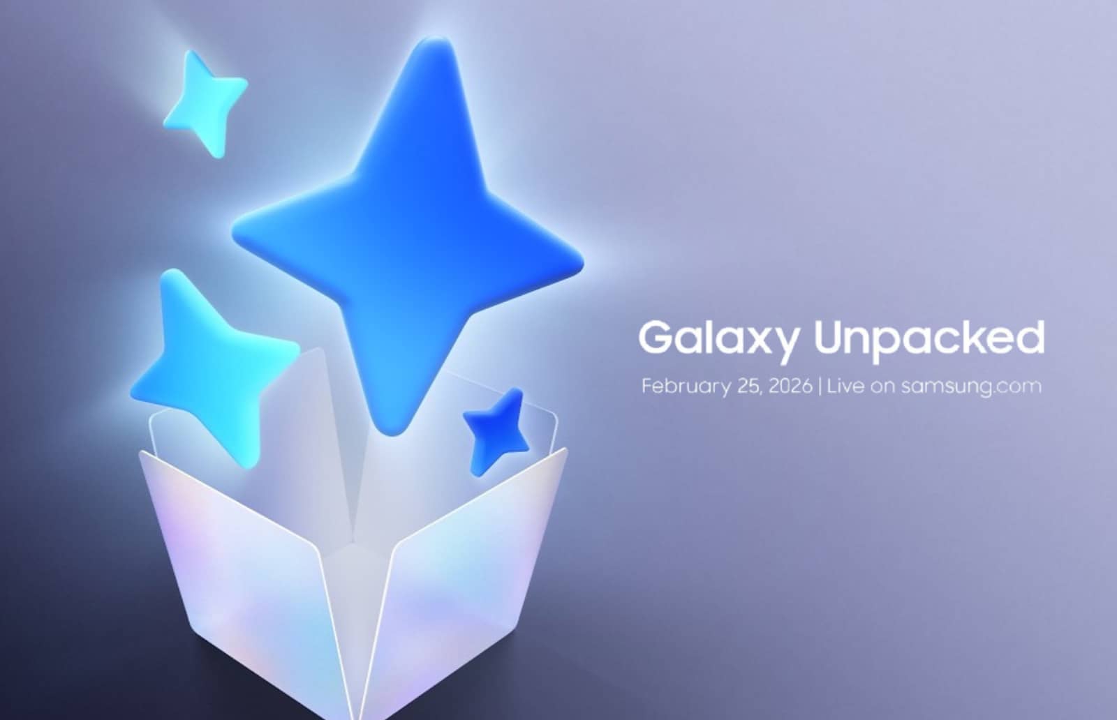 Samsung запустила пряму трансляцію презентації серії Galaxy S26