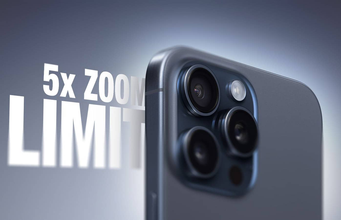 Apple пояснила, чому iPhone 15 Pro Max обмежений 5-кратним оптичним зумом