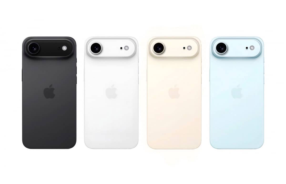 Показано варіанти кольорів, в яких вийде iPhone 17 Air